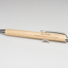 długopis drewniany z logo