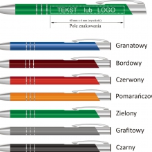 długopisy z grawerem