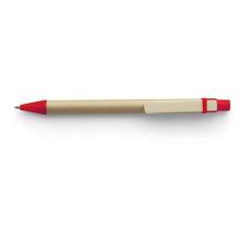 czerwony długopis papierowy