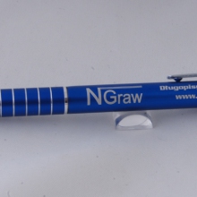 niebieski długopis touch pen z grawerem