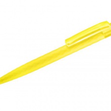 żółty plastikowy długopis
