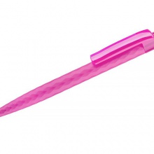 różowy plastikowy długopis