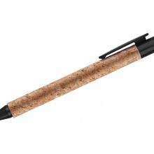 czarny długopis korkowy
