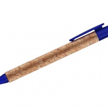 niebieski długopis korkowy